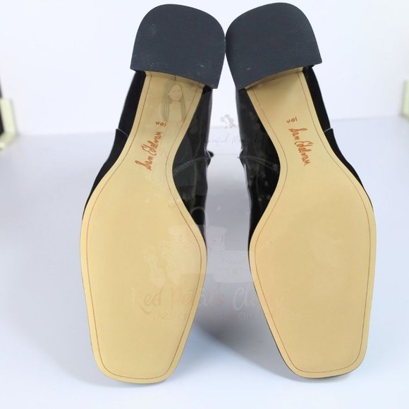 Sam Edelman Women's Codie High Heel Booties Patent Leather Black 10.5- 0268 - Picture 12 of 16